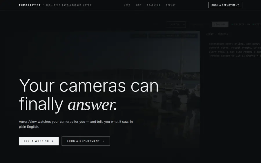 AURORAVIEW — REAL-TIME INTELLIGENCE LAYER preview